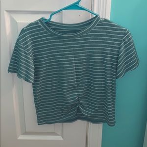 target striped crop top! send offers!